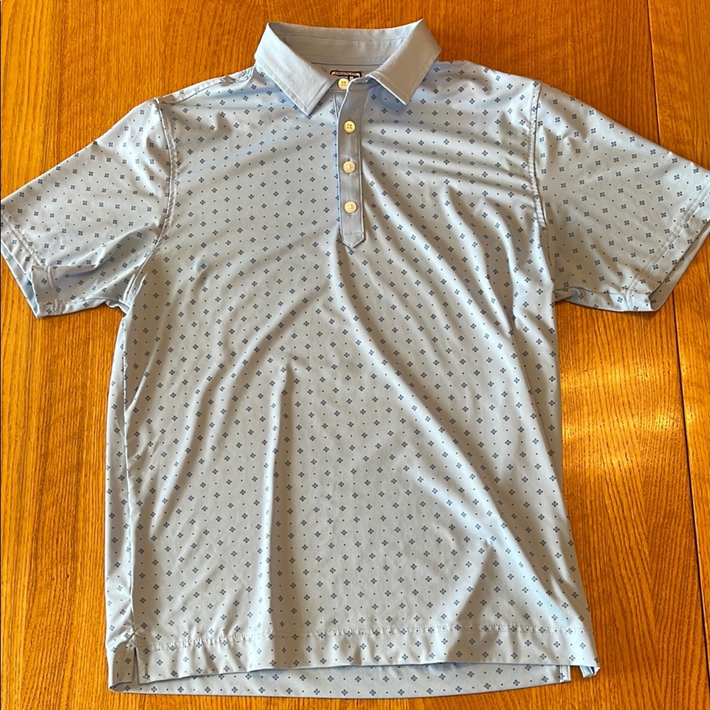 Men's Light Footjoy Blue Polo